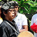indonésie: Several musicians were also present.
