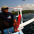 indonésie: Vyrážíme šnorchlovat.
