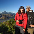 indonésie: Nezbytné vrcholové foto - alespoň někde mám zachyceno, že jsem použil i teplé oblečení :)
