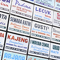 indonésie: Navigace ve městech je obtížná, informační cedule tohoto rozsahu jsou vzácné.